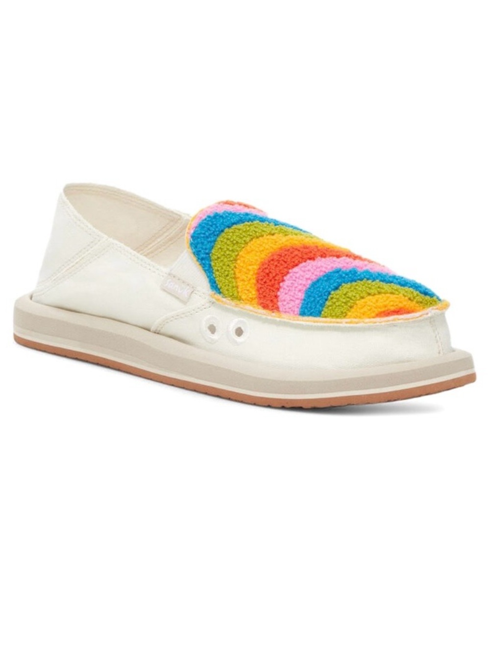 SANUK Donna Rainbow Loafers Size 8 - NWT